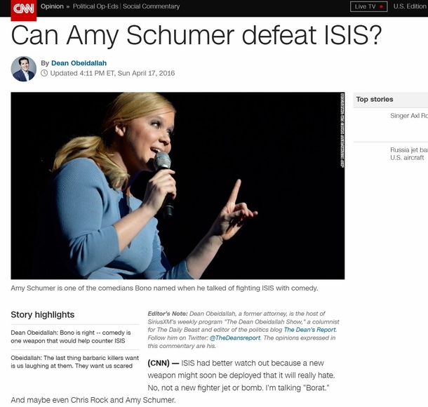 No CNN No she cant