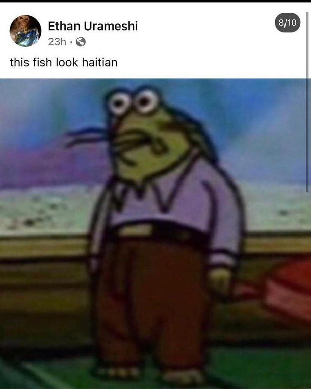 No disrespect to Haitians Im Haitian but found this funny