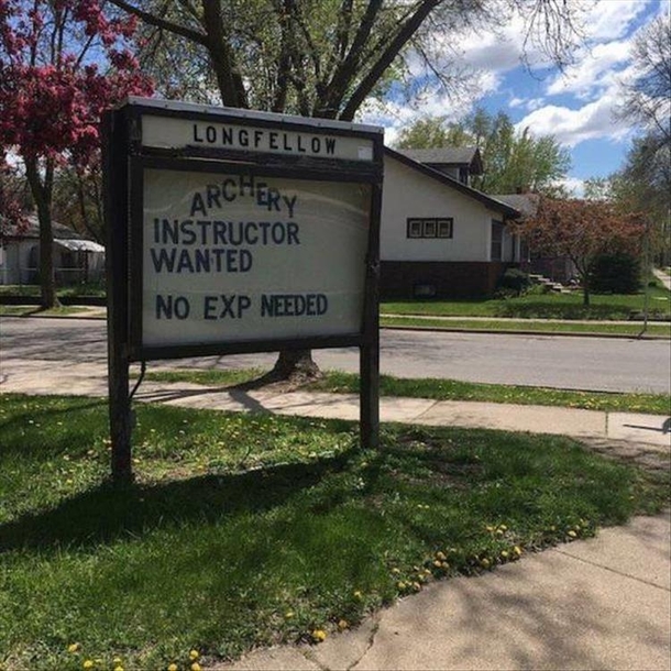 no experience needed huh