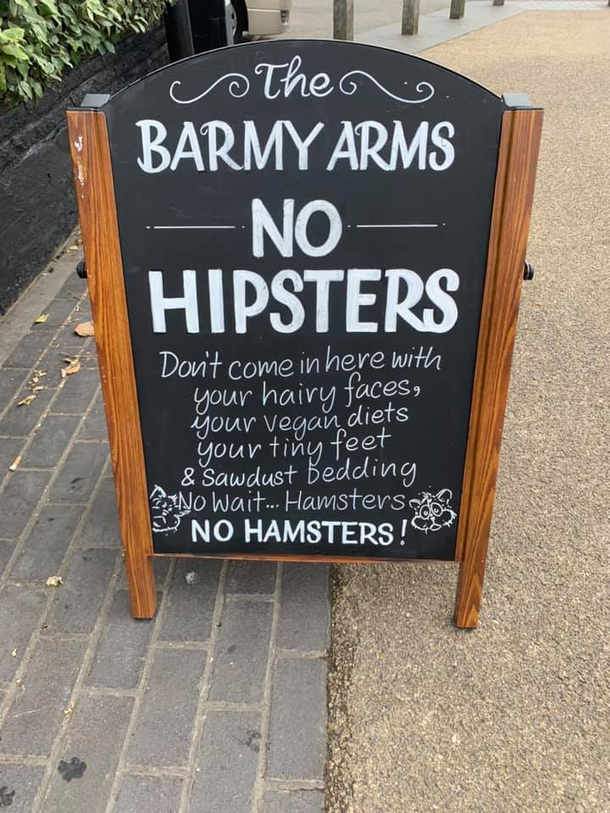 NO HIPSTERS