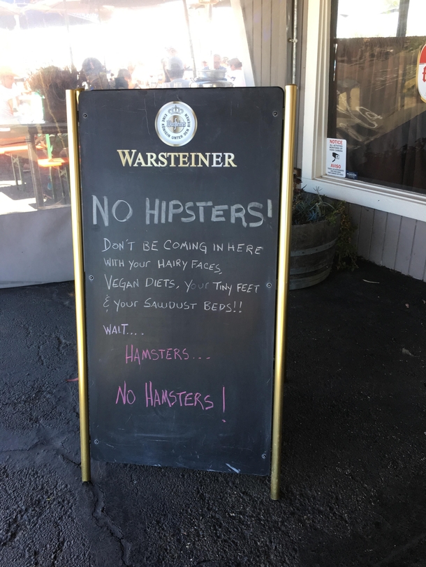 No hipsters Or not