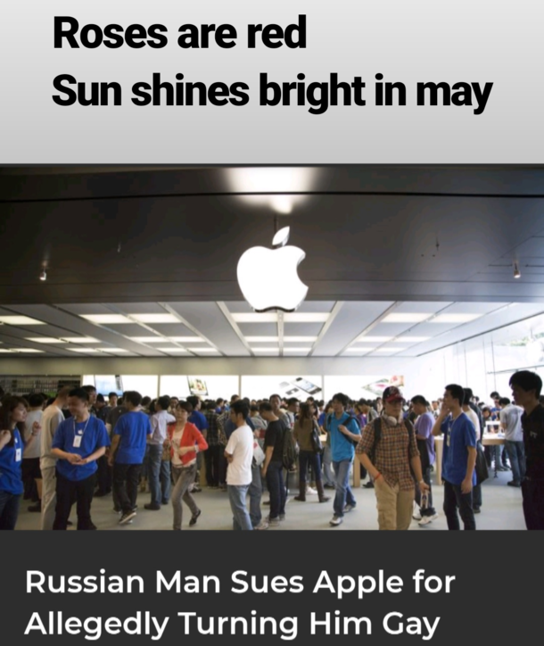 No Homo apple