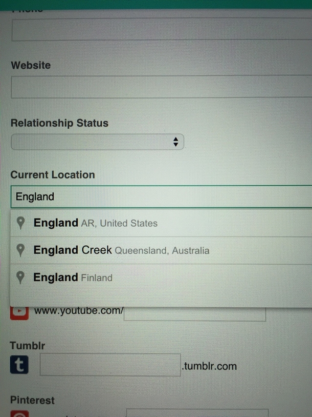 No I mean England As in England England