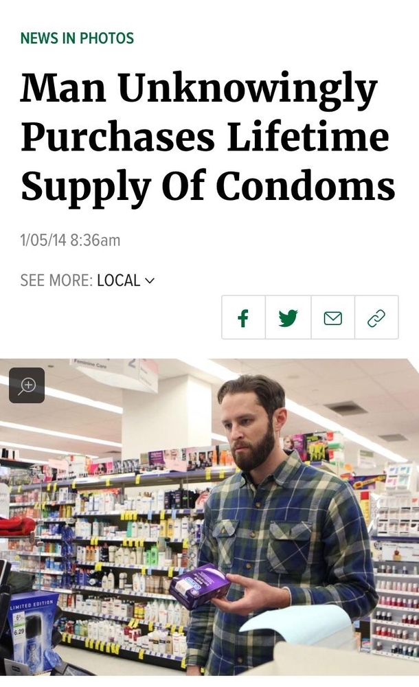 No man should need this many condoms