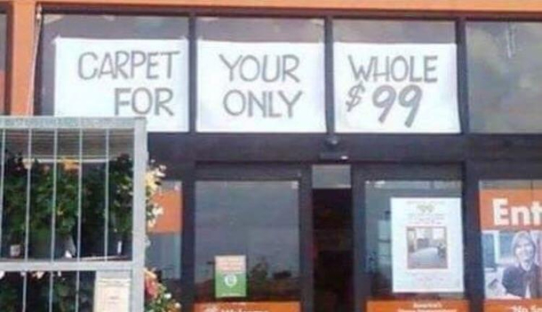 No matter how I read this sign I have questions