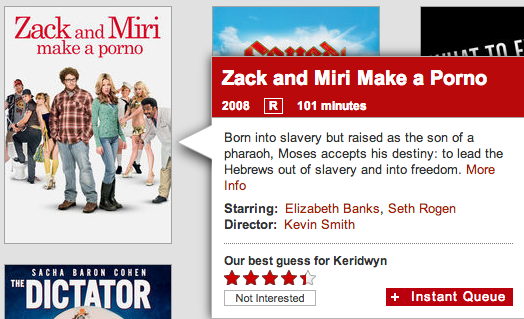 No Netflix I dont think thats quite the right plot summary