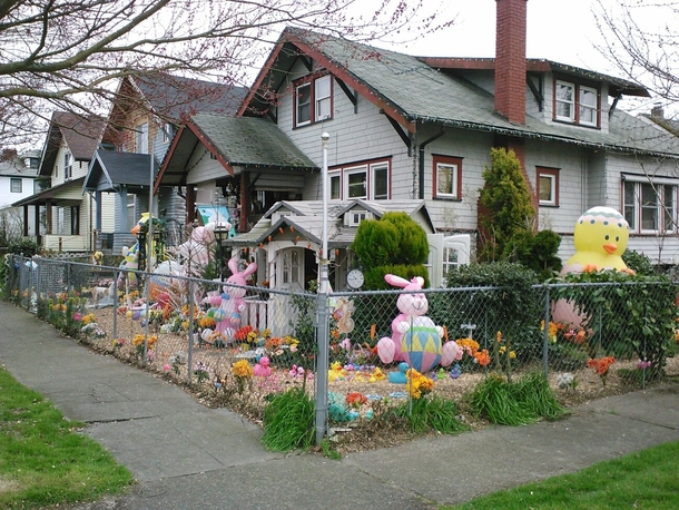 No one loves Easter more than my neighbors