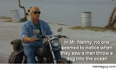 No one noticed the dog in Mr Nanny