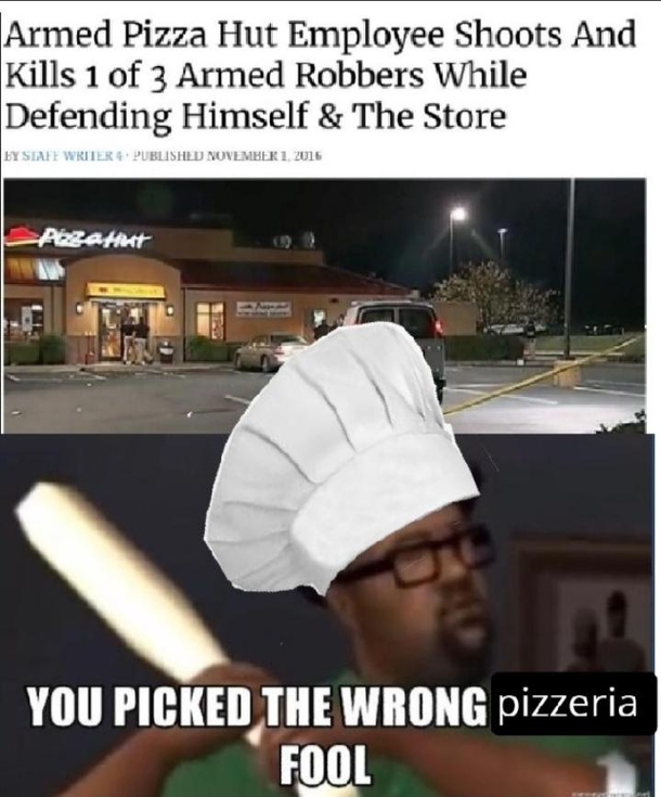 No one robs the hut