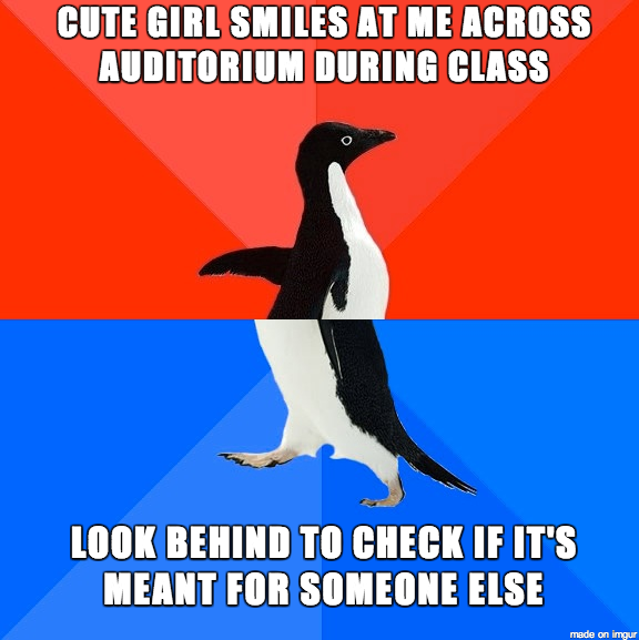 No one was behind me