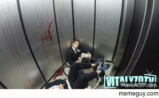 No shits to give about elevator pranks