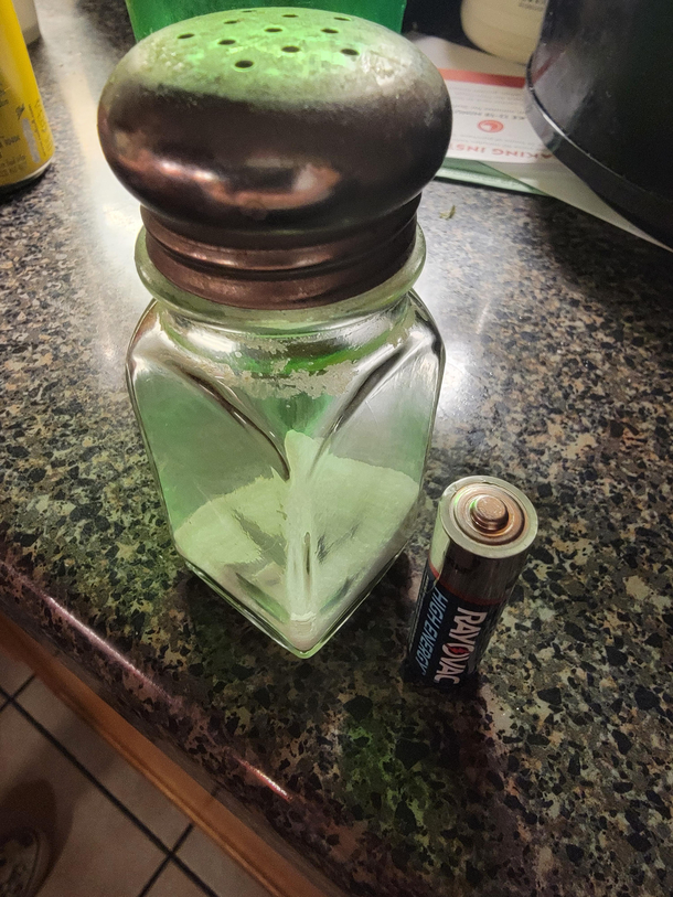 No violence here Just a salt and battery