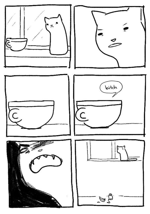 no wonder cats are always breaking things