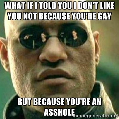 No Youre the bigot