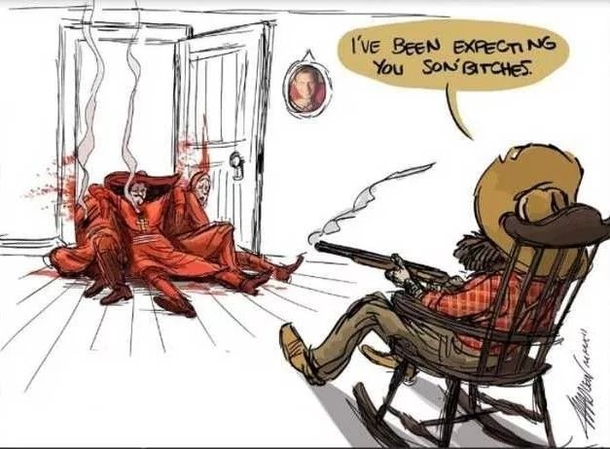 NOBODY EXPECTS well except him