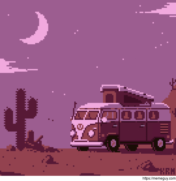 Nomad Pixel animation by me
