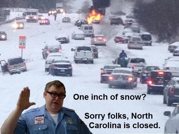 North Carolina is getting snow again