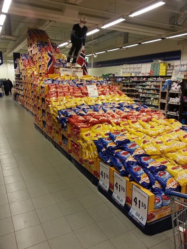 Norwegians they like Ski jumping