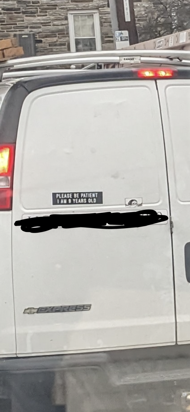 not a bad driver for an elementary student