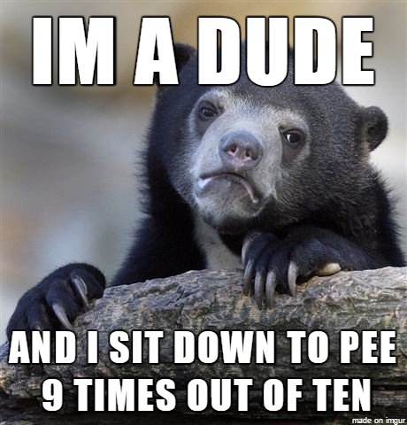 Not a crazy confession bear but a true one at least