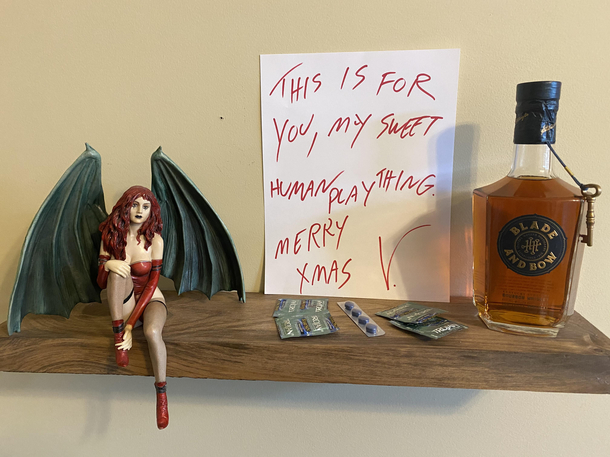 Not an elf on my shelf
