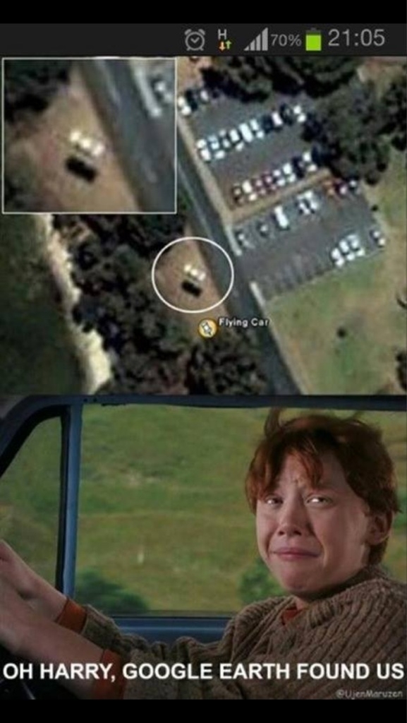 Not even you can hide Ron