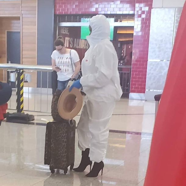 Not getting the Coronavirus spotted in the Atlanta airport