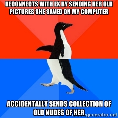 Not one of my finer moments