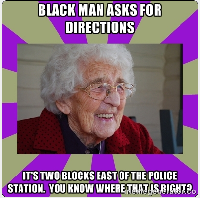 Not so accidentally racist grandma