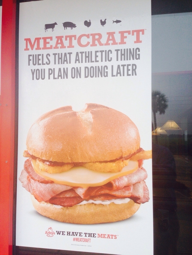 Not sure if Arbys is mocking its fat customers or making a sex joke