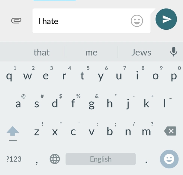 Not sure who my keyboard thinks I am