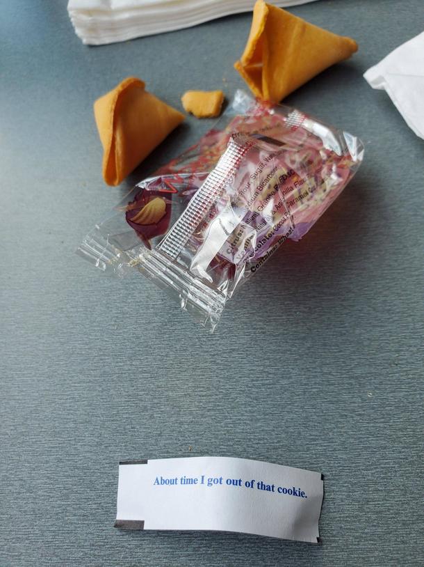 Not the fortune I had in mind