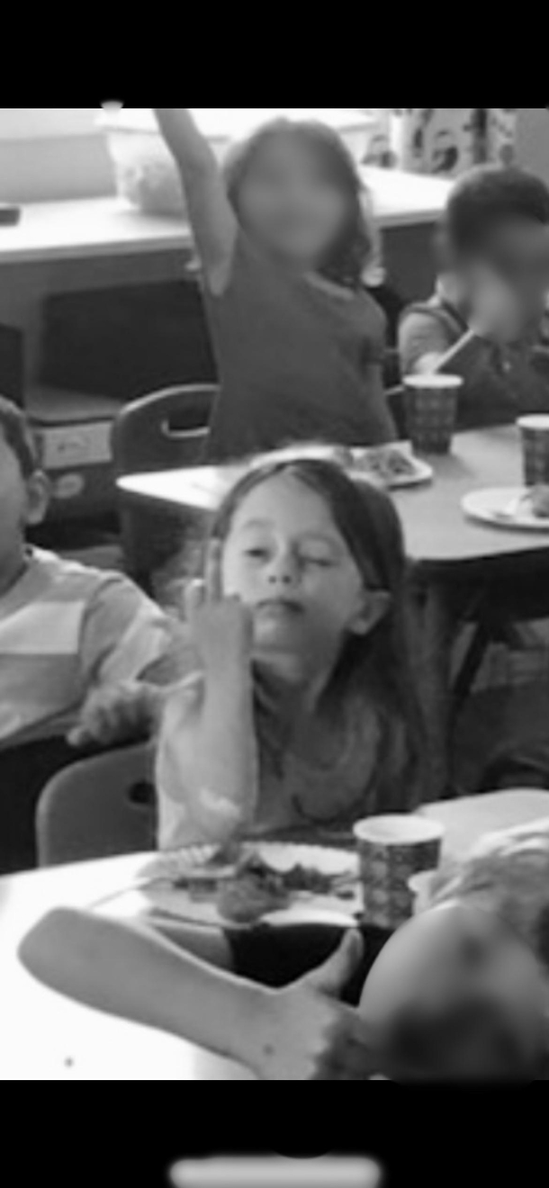 Not the picture I was expecting from my  yo daughters teacher They put this up on the school FB before they realized what she was doing
