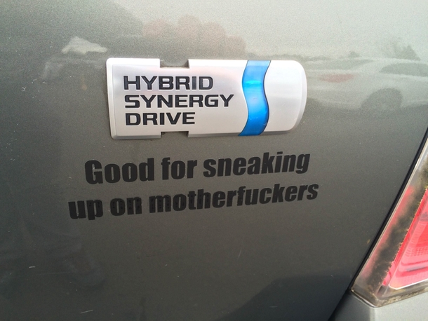 Not the usual hybrid decal I think