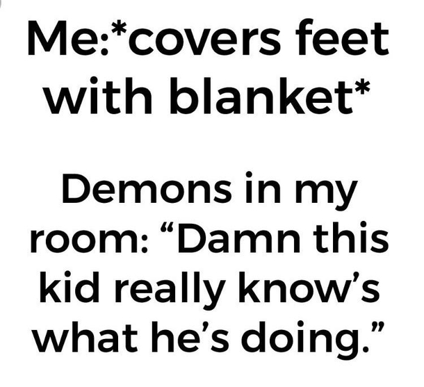 Not today demons