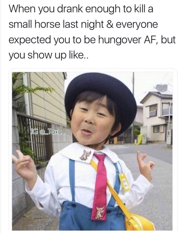 Not today hangover