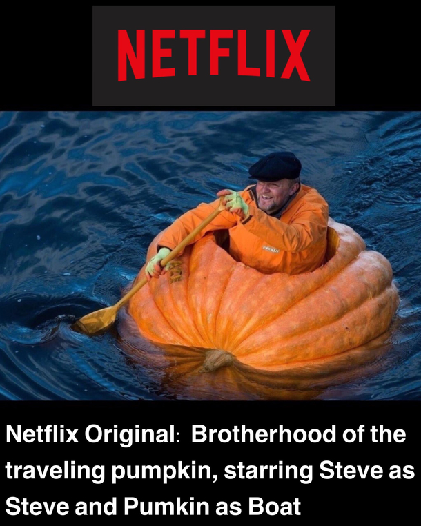 Nothing like a man and his pumpkin 