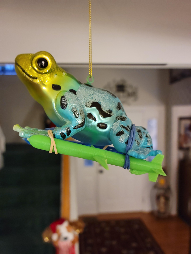 Nothing like kissing under theMissle Toad