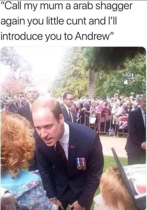 Nothing like using your family as a threat