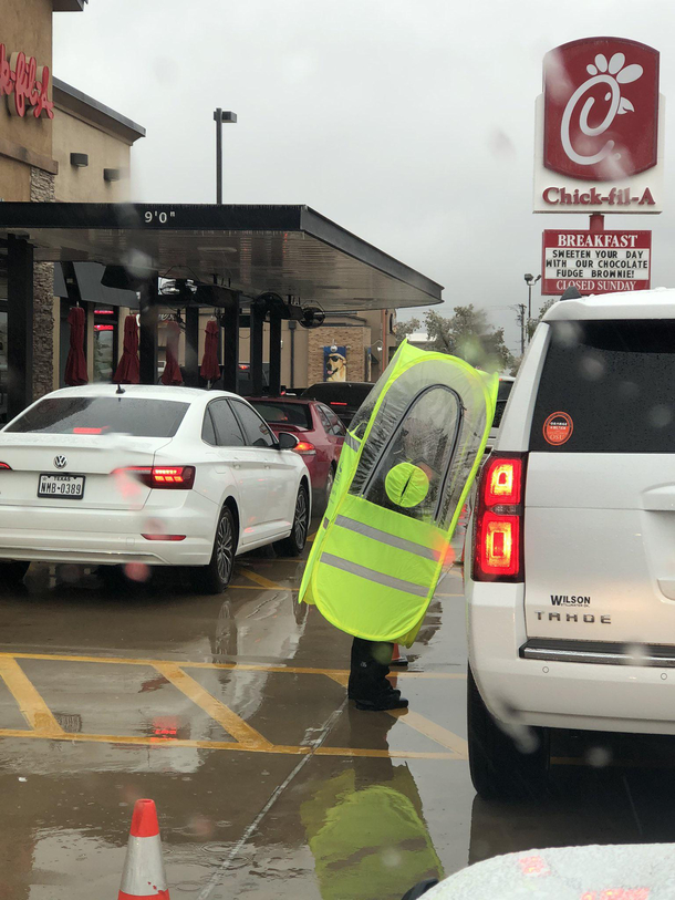 Nothing stops the mail or fried chicken