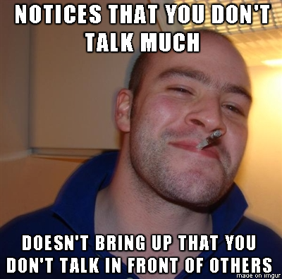 Nothing worse than putting an introvert on the spot