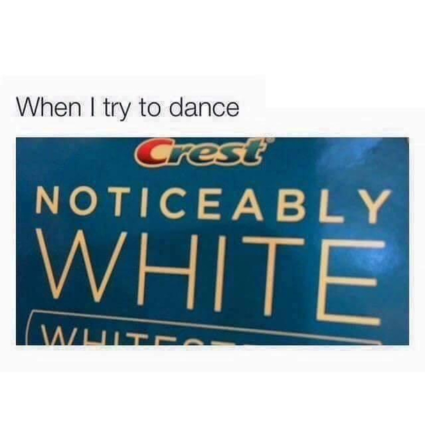 Noticeably White