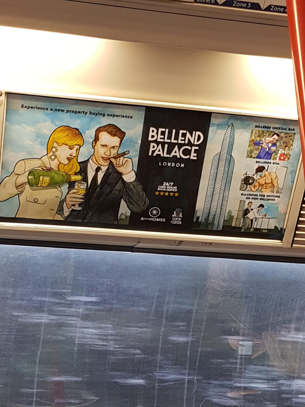 Noticed these fake ads on London underground