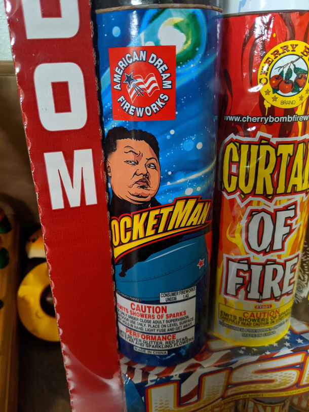 Noticed this peculiar firework