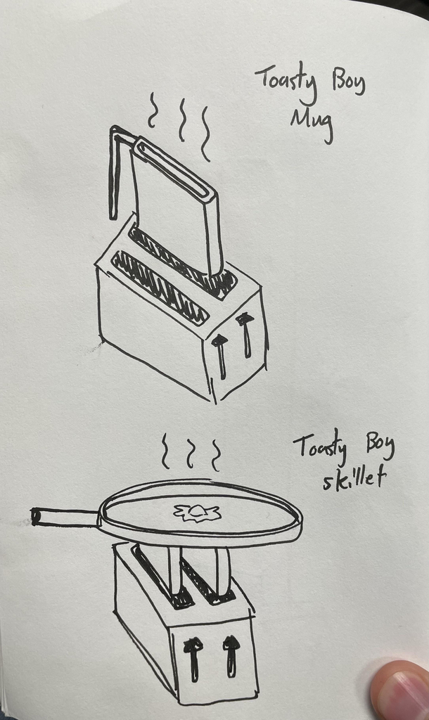 Now accepting investors for my new line of Toasty Boy toaster peripherals