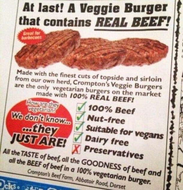 Now I can become a vegetarian