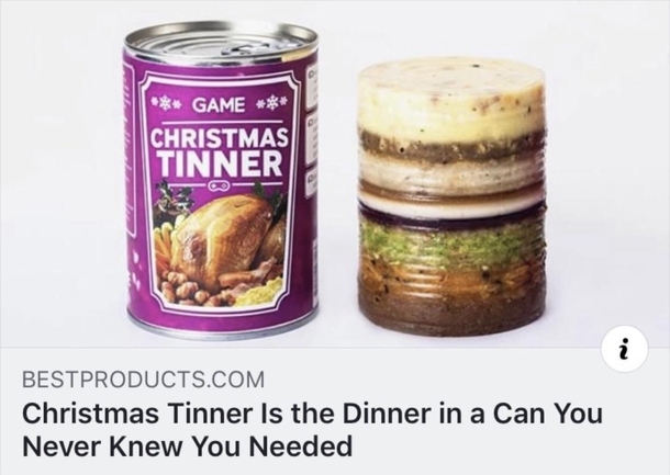 Now I just need family in a can