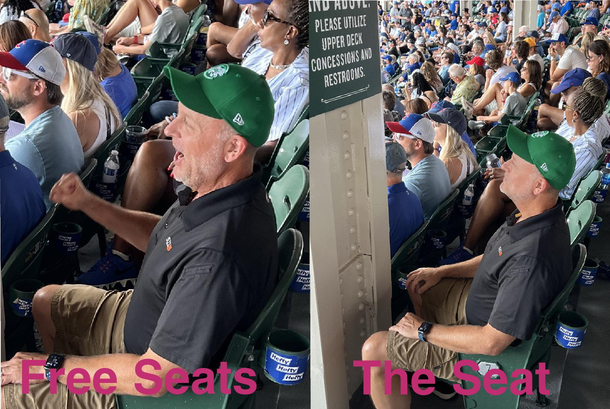 Now I know why the seats were so cheap
