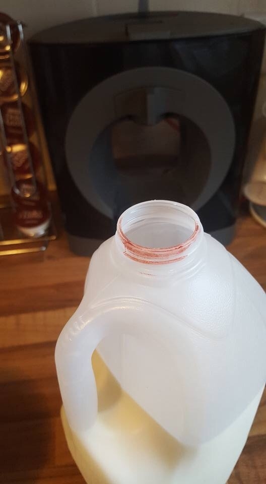Now Im not one to point fingers but the next time my girlfriend tries to drink milk from the bottle without me seeing Dont wear lipstick