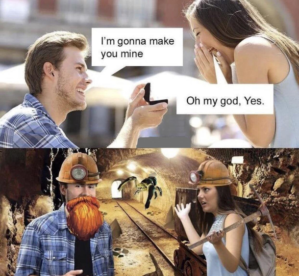 Now mine